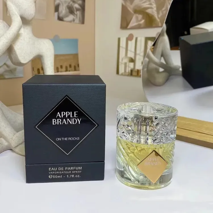 50 мл ангелов Kilian Поделиться яблочными бренди Blue Moon Ginger Dash Roses на льду L'Heure Verte Cologne Женщины парфюме