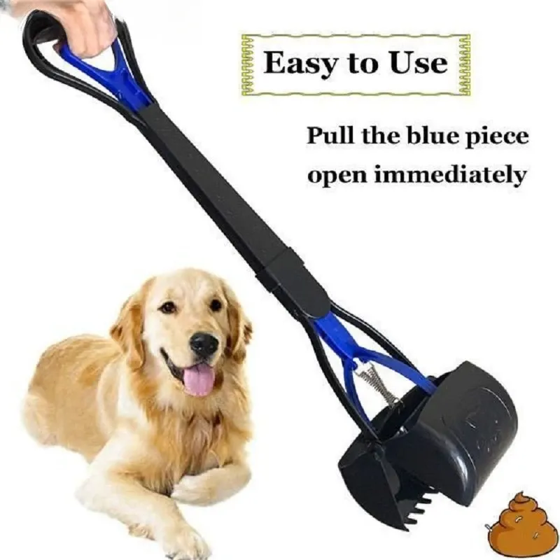 Çantalar Pet Pooper Scooper Köpek Çenesi Kelepçesi Ağır hizmet tipi, büyük, orta, küçük köpek kedi için, çim, çakıl toplama için