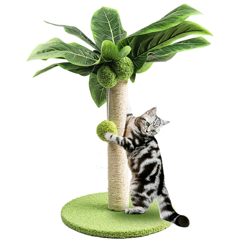 Scratchers Cat Scratching Post for Cute Kittens Scratch Post 15 inch cat Scratching Poles with Hanging Ball and Sisal Rope for Indoor Cats