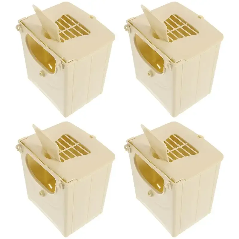 Nests 4Pcs Hanging Bird Nesting House Bird Cage Hanging Hatching Box Breeding Box Birdhouses Cage for Cage Parakeet Breeding Box