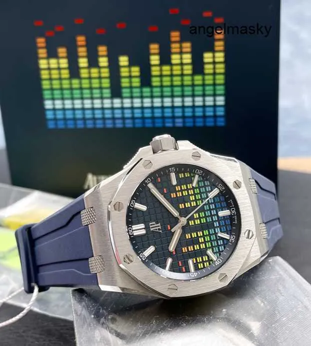 Relógio moderno cronógrafo ap relógio de pulso royal oak série offshore titânio relógios mecânicos automáticos masculinos ff0783j