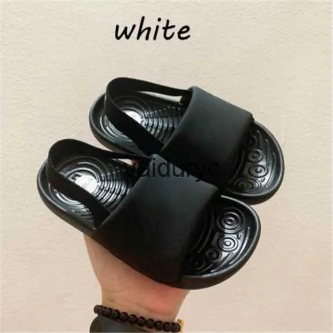 صندل جديد أنماط الأطفال الصندل الصيفي شاطئ الأحذية أزياء Chlidren Boys Girls Slippers Usisex Designer Slip on Flat Loafer Letter Printedh24229