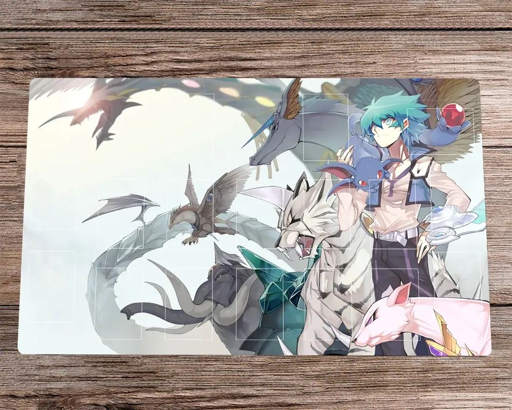 Pedler yugioh playmat gx kristal canavar ccg tcg playmat anime ticaret kartı mat ücretsiz çanta masası paspas masa ped mousepad 60x35cm