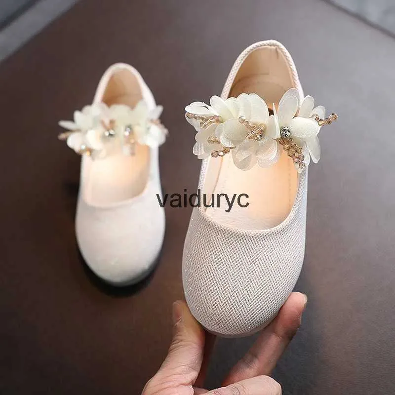 Flache Schuhe Sommer Neue Kinder Baby Schuhe Mädchen Kleine Leder Mode ldrens Hochzeit Party Prinzessin Sandale Weichen Sohlen Unten ShoeH24229