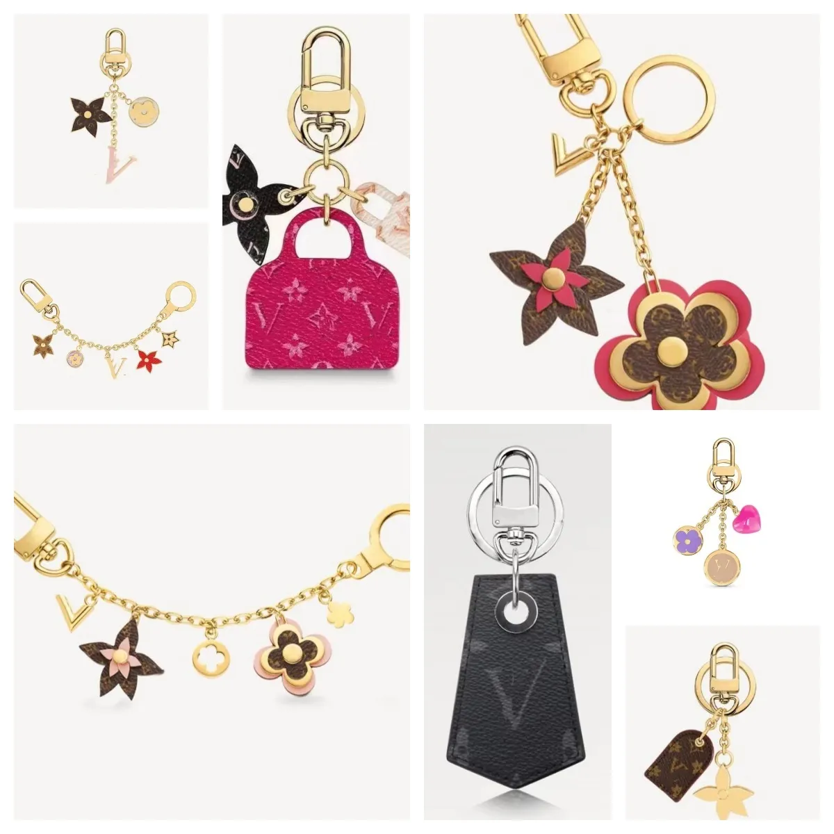 مصمم المفاتيح Women V -Letters مصممي المفاتيح 20styles محفظة أرنب Top Llavero Car Key Chain Men Buckle Jewelry Keyring Cheychains Lanyards