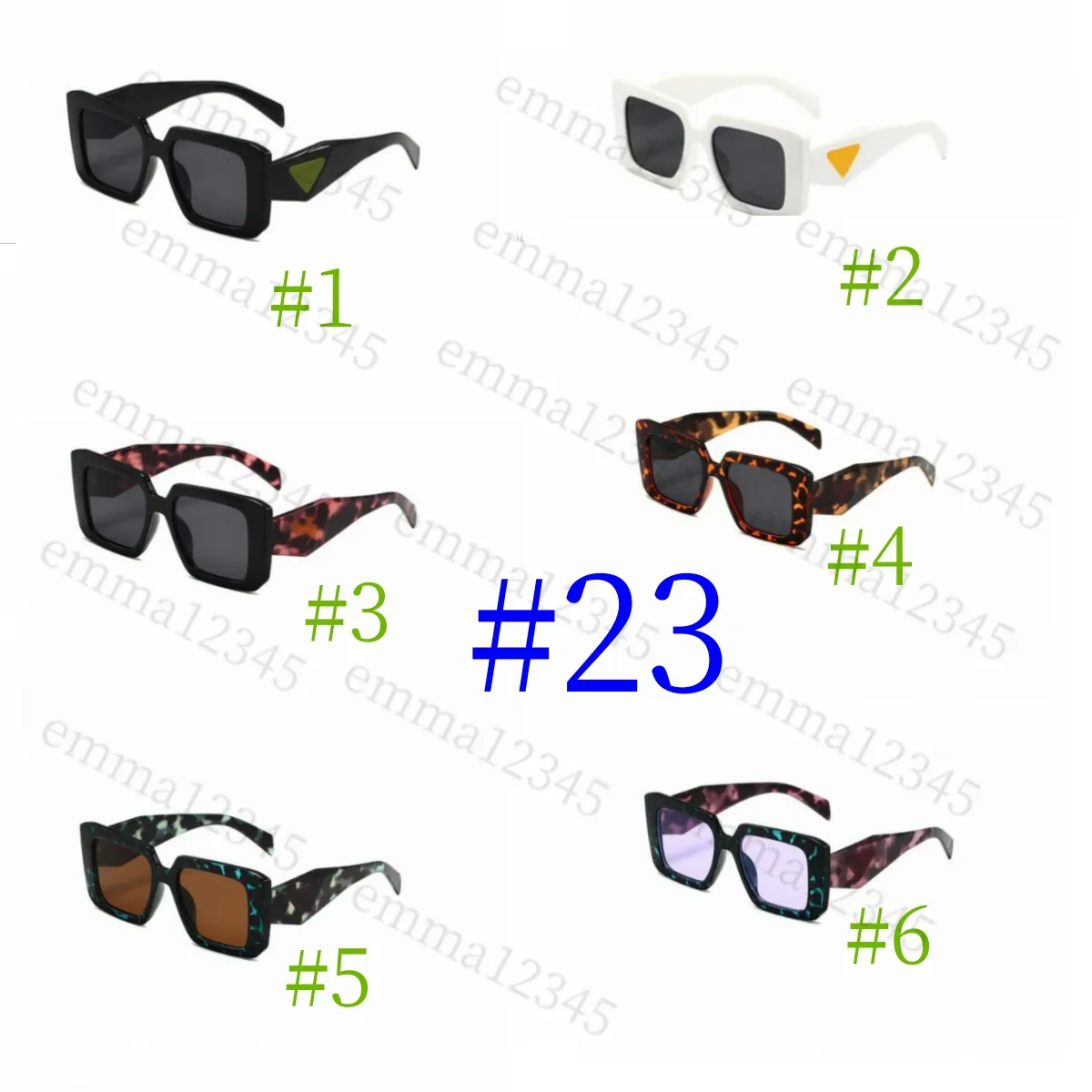 Herren Sonnenbrille Damen Designer Bügel Türkis Grün Dreieck Dekorative Bügel Feminine Modemarke Sun