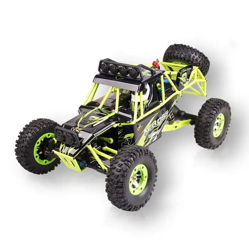 Bilar wltoys wl 12428 1/12 4WD RC Racing Car High Speed ​​Offroad Remote Control Alloy Climbing Truck Led Light Buggy Toys Kids Gift