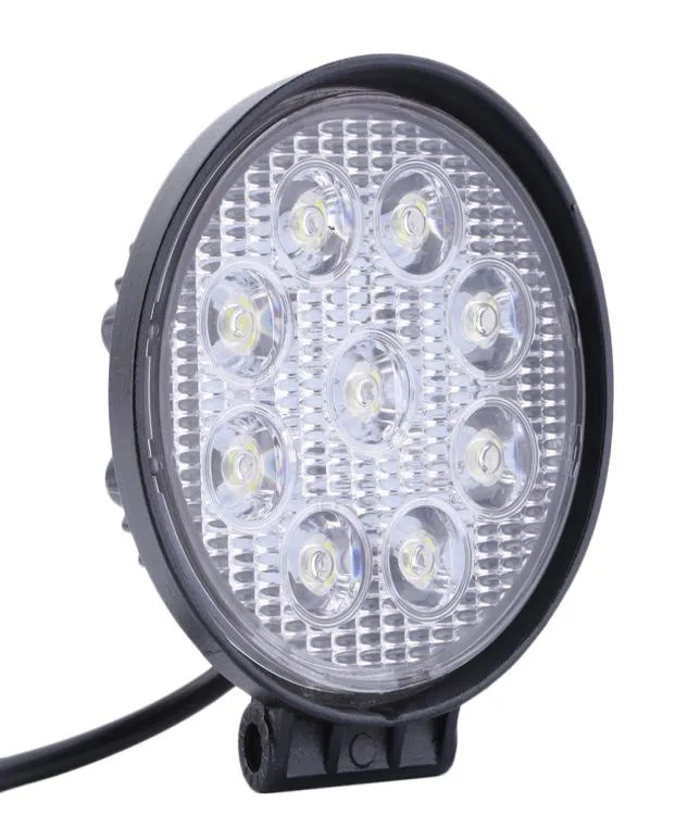 Por DHL, barra de luz LED de trabajo todoterreno para coche de 27W para Jeep 4x4 4WD AWD SUV ATV, lámpara de conducción para carrito, luz antiniebla para motocicleta 7188829