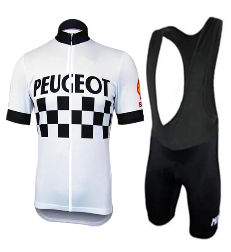 Classique 2020 Molteni ensemble de maillot de cyclisme respirant vtt à manches courtes ensemble de vêtements de cyclisme été noir et blanc sangle cuissard R9485652