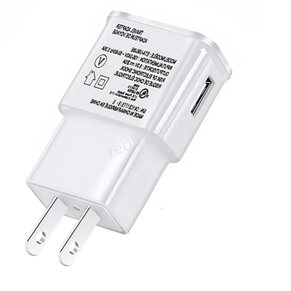 Fast Charging USB Wall  Full 5V 2A Adapter US EU Plug For Samsung Galaxy S20 S10 S9 S8 S6 Note 10 S23 S22 Utral