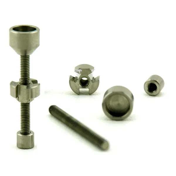 GR2 Titanium Nail Adjustable 18mm Titanium Nails Domes & Nails Bongs, Pipes & Smoking Accessories