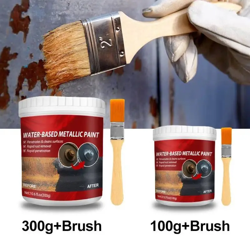 Biltvättlösningar Metal 300g/100g Rust Removerwater Based Metallic Paint Converter 300G Multi Purpose Anti-Rust Protection Coating Primer