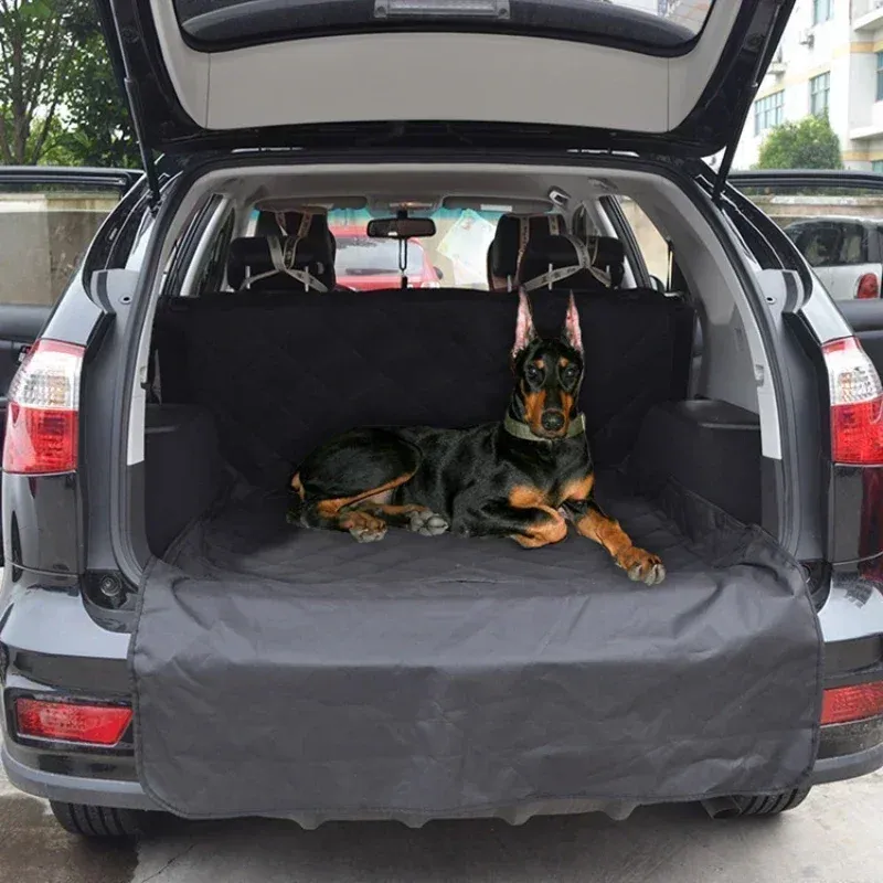 Carrier Waterproof Oxford Cloth Pet Mat for SUV Car Trunk Cargo Liner Whole Cover Solid Antiskid Car Dog Carriers Travel Accessories