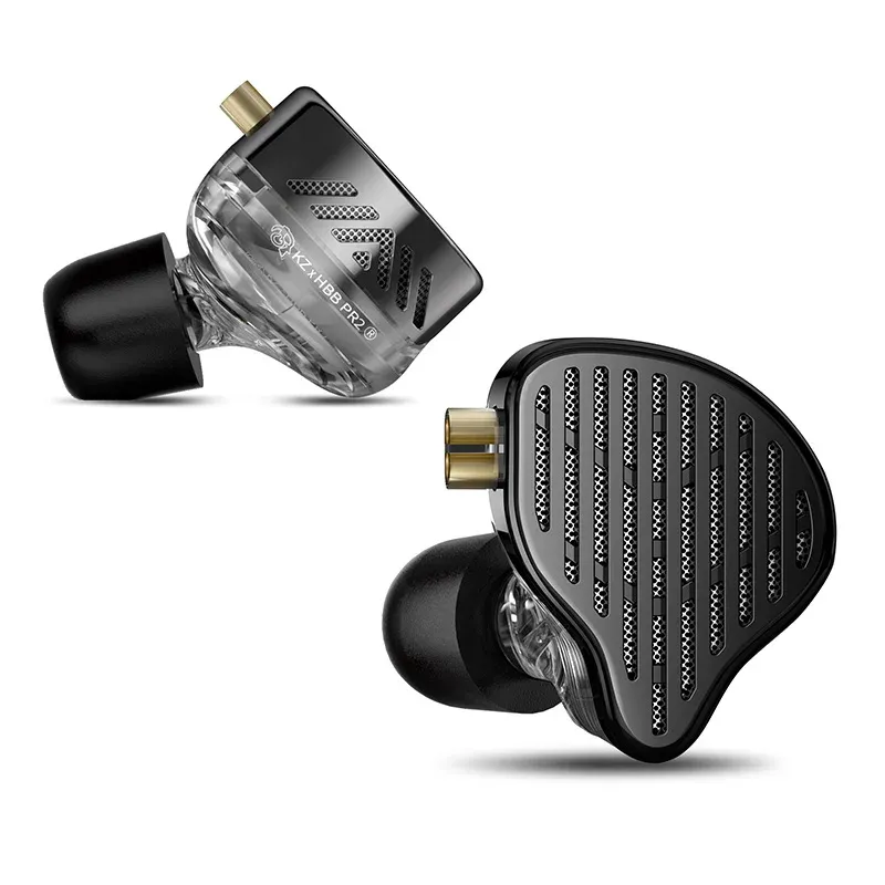 Cuffie KZ X HBB PR2 Tablet drive Cavità Planar Driver Cuffie 13,2mm aereo grandi corna HiFi Bass Monitor Auricolari Cuffie sportive