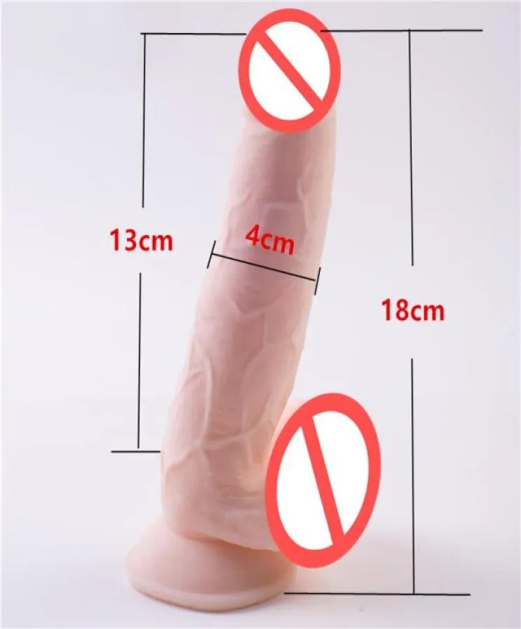 Realistisk dildo silikon penis kuk med stark sugkopp Stora dildos kuk vuxna sexprodukter sex leksaker för kvinnor3151497