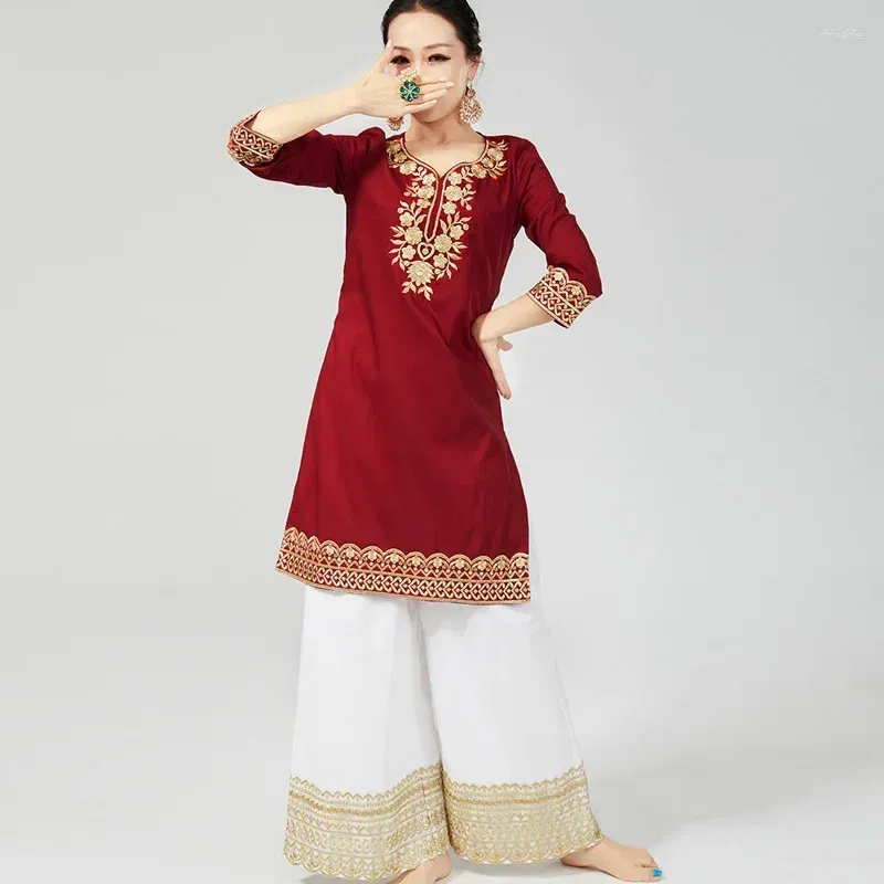 Scene Wear Women's Dance Eastern Traditional Robe Winter and Autumn Performance Clothing