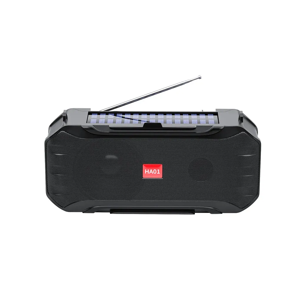 SolarFlash Outdoor Speaker Portable, Rechargeable, Emergency