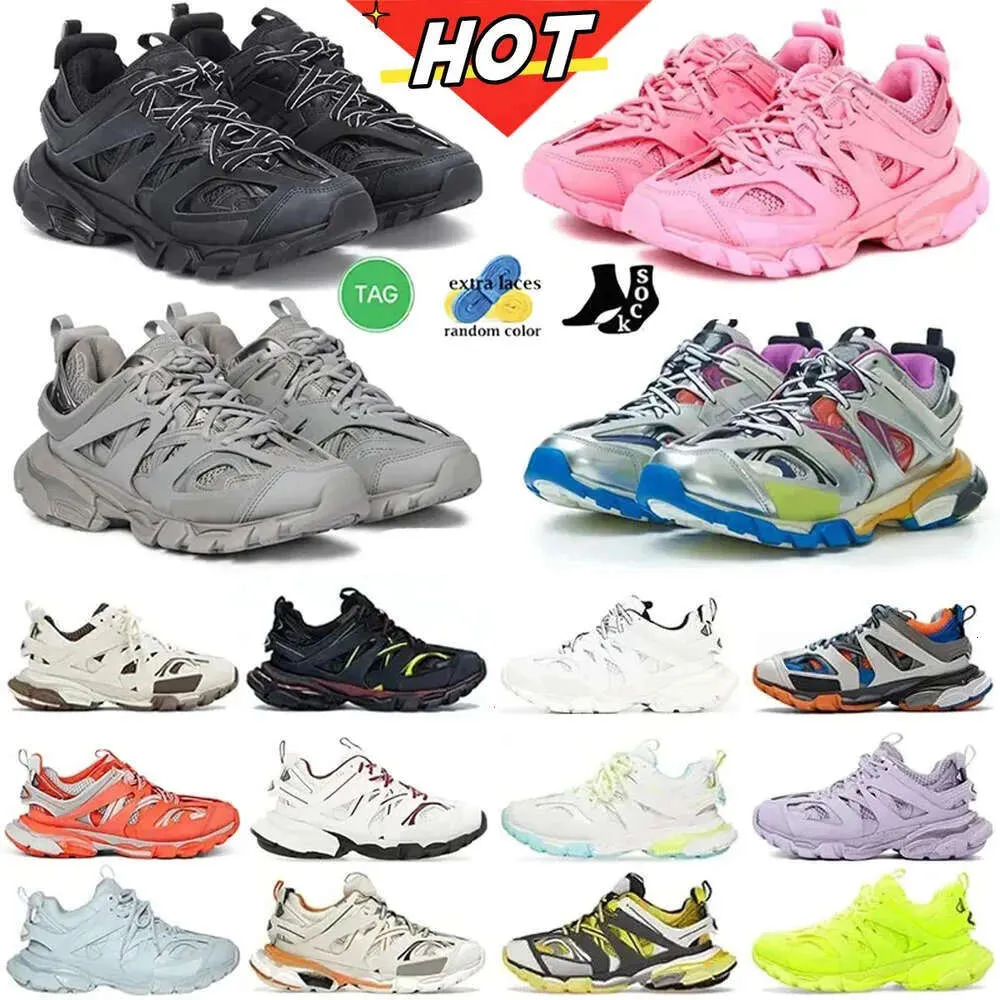 Designerschoenen track 3 3.0 3XL Parijs Heren Dames triples Vrijetijdsschoenen Wit Zwart Sneakers track 9 9.0 Tess.s.Gomma lederen trainer nylon bedrukte platformschoenen dhgate