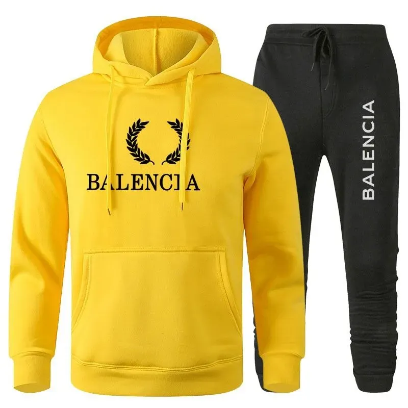 2024 dos homens agasalho ternos de suor esportes moda masculina hoodies jaquetas casuais treino jogger jaqueta calças define terno esportivo tamanho