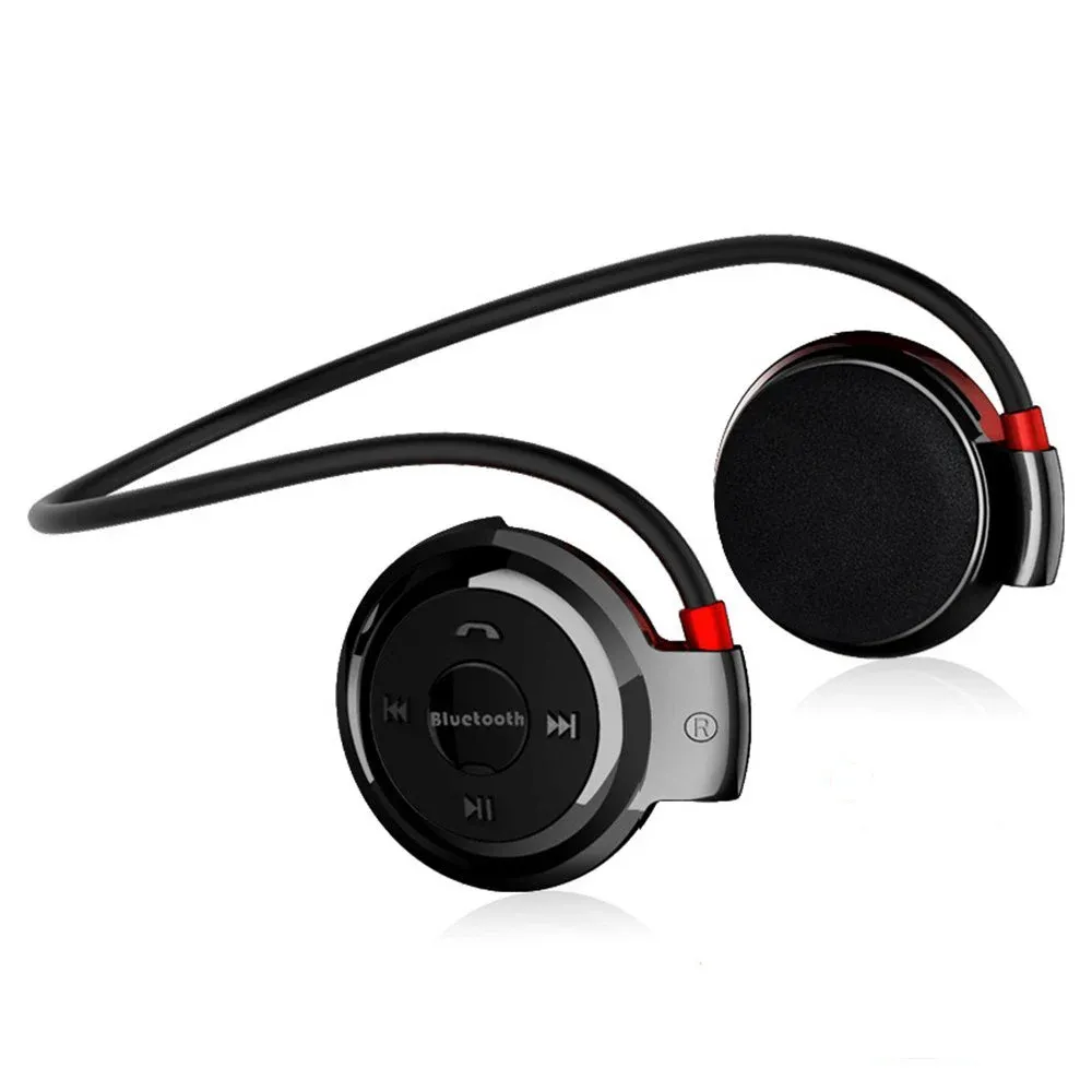 Speler NVAHVA MP3-speler Bluetooth-hoofdtelefoon, draadloze sportheadset MP3-speler met FM-radio, stereo-oortelefoon TF-kaart MP3 Max tot 32 GB