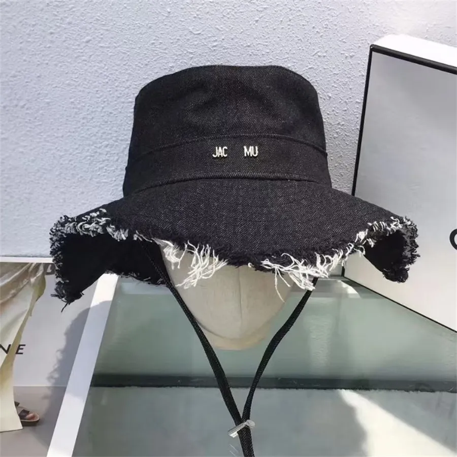 Hink hattar boll kepsar designer hink mode breda grim män kvinnor monterade flerfärgade casual canvas hattar sommar utomhus solskade mössor montering fiskare strandhatt