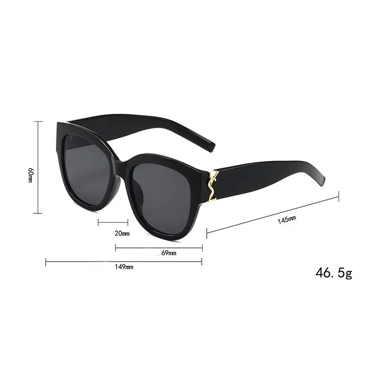 Mens sunglasses Designer sunglasses for women Classic Eyeglasses Goggle Outdoor Beach Sun Glasses Optional Triangular signature sunglasses for men