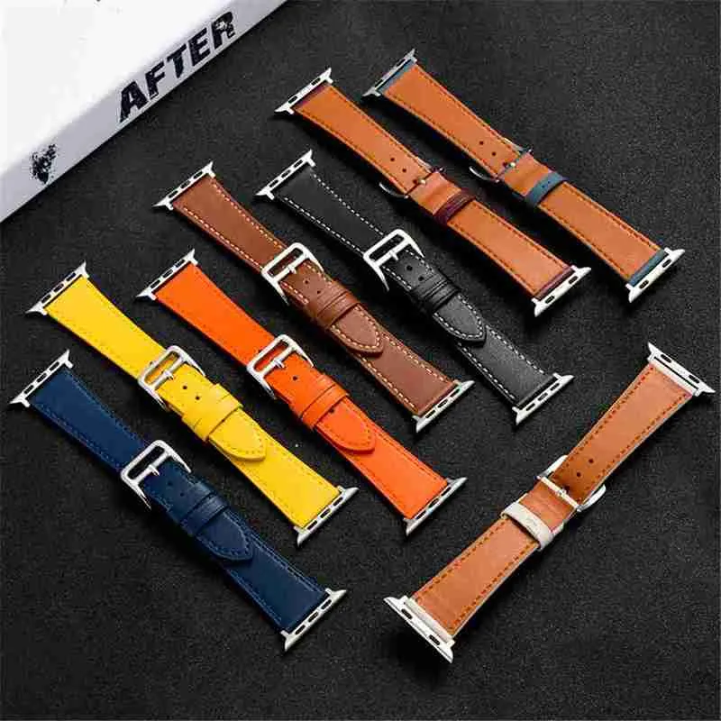 مصمم الأعمال H الجلود الأشرطة الرجعية Petite Taille Bunk Punk Wristband Bracelet Band Bands for Apple Watch Series 3 4 5 6 7 8 9 Ultra Iwatch 42 44 45 49mm Catego