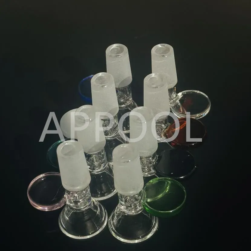 APPOOL Thick Glass Bowl For Hookah 14mm 18mm Male Joint Colour Funnel Bowls Smoking Piece Tool For Tobacco Bong Oil Dab Rig Burning Water Pipe