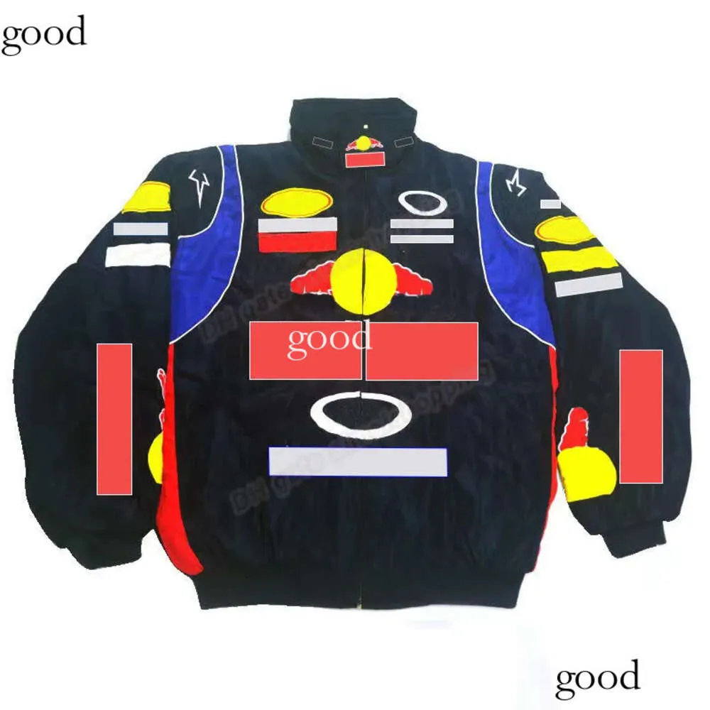 Winter F1 Formuła 1 Drużyna kurtka wyścigowa Fani Fani Extreme Sports Fani Odzież F1 Kurtka dla mężczyzny Bomber Jacket Designer Kurtka 434