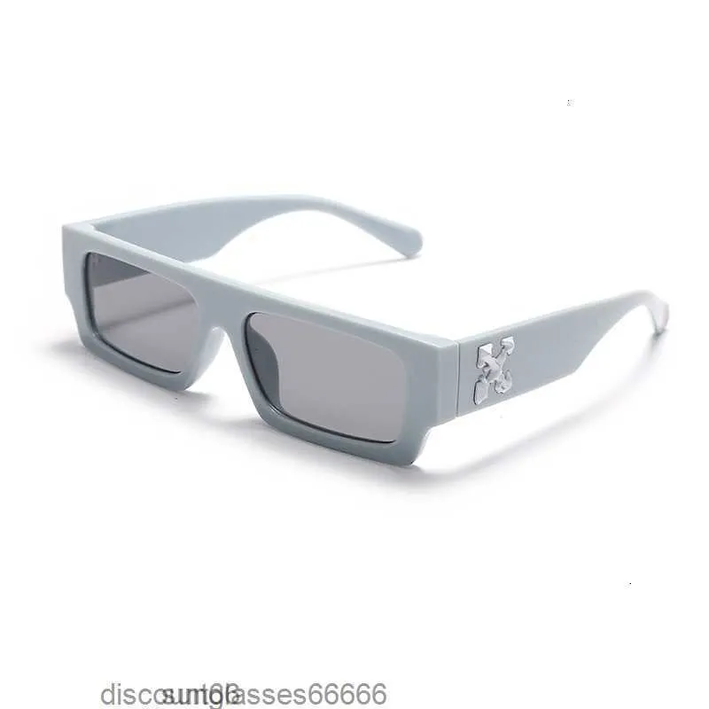 Mode Off w lunettes de soleil Offs blanc 2021 nouvelle petite tendance carrée hors lunettes jaune vif femmes