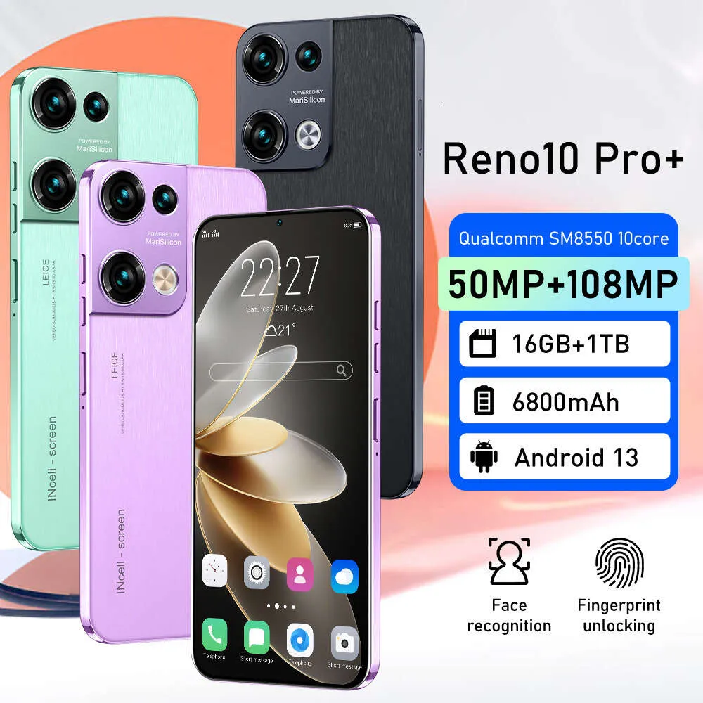 Övergångsgräns Mobiltelefon Reno10 Pro+True 4G 2GB+16GB 7.3 True Peroration High-Definition Stor skärm Android 8.1