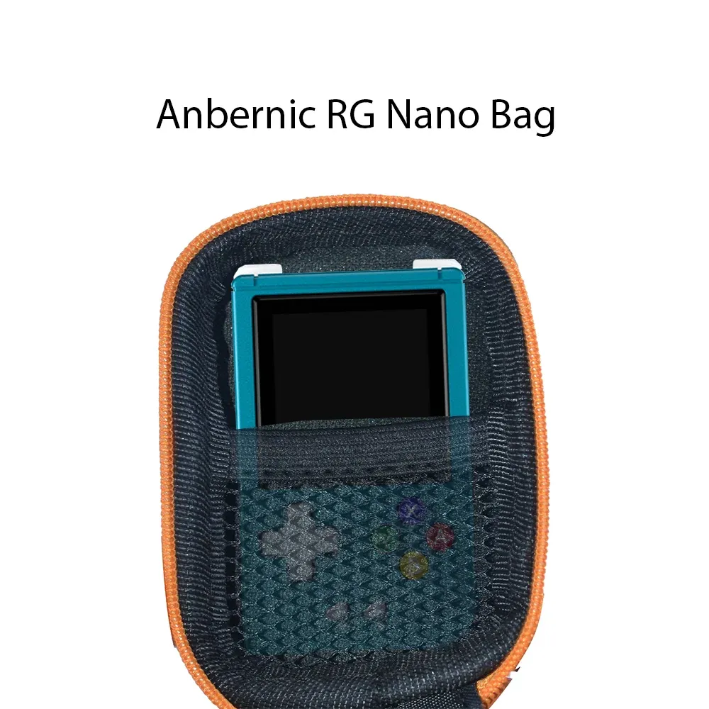 Borse Borsa per il trasporto di NOTTE di Anbernic RG Nano Schermo da 1,54 pollici Mini lettore di giochi portatile Custodia portatile Protezione Console per videogiochi retrò