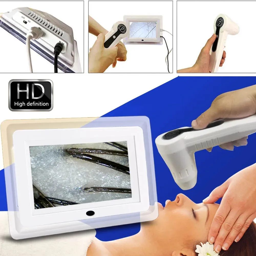Device Skin Hair Analyzer Hine Electric Portable Facial Digital Skin Detector Moisture Tester Dermoscopy Skin Care