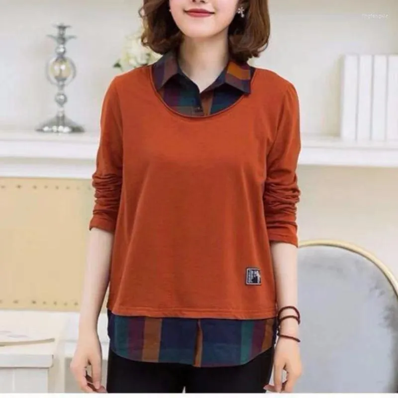 Chemisiers pour femmes automne et hiver version coréenne vêtements de mode boutons à volants col POLO manches longues tempérament chemise polyvalente