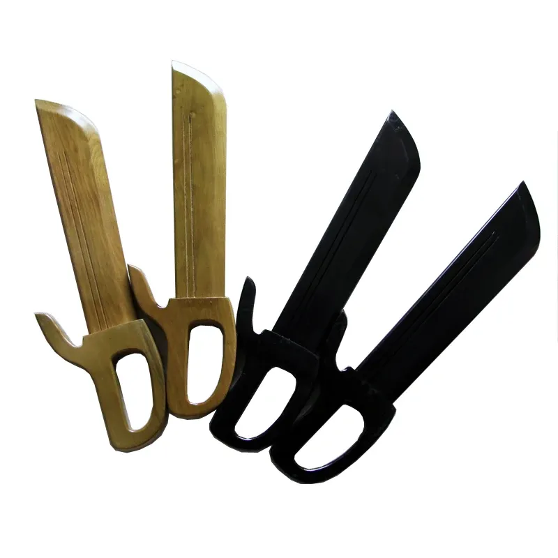 Arts Martial Arts Equipment Wing Chun Eight Chopping Blade Pure Wood Butterfly Double Wing Chun Performance Blade