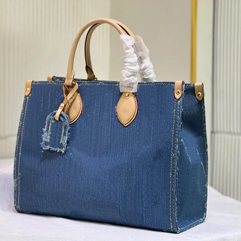 Azul denim flores designer bolsas das mulheres sacos de ombro trançado tiras de tecido crossbody saco para mulher com bolsa de moedas