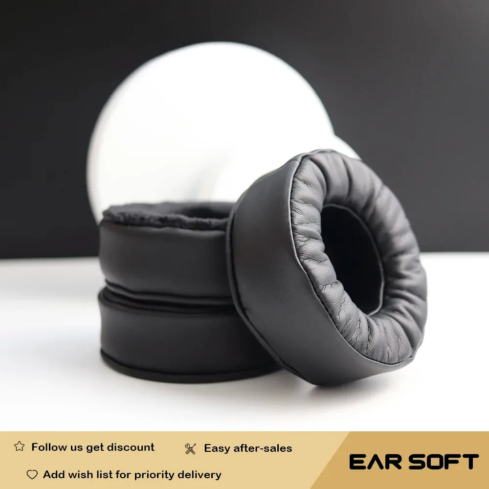 Acessórios Earsoft Substituição Ear almofadas para as fones de ouvido ATHAD400 ATHA500 ATHA500X POPPLONES DE EARENHONES DE EARRAFUNOS DE EARRAFUSTOS ACESSORES DE MUNDA DE CASA
