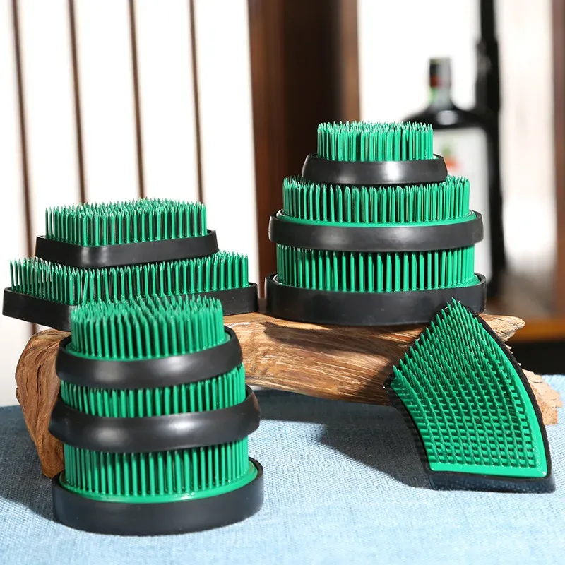 Planters Japanese Ikebana Kenzan Floral Arranging Fixed Base Holder Tools Flower Spiky Frog Pin Green Kenzan Needle