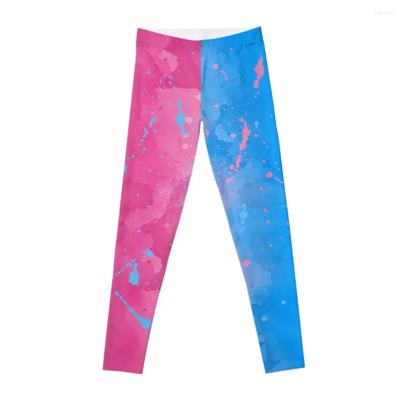 Active Pants Pink eller Blue Sleeping Beauty Leggings Leginsy Push Up Sports for Sportswear Woman Gym Womens