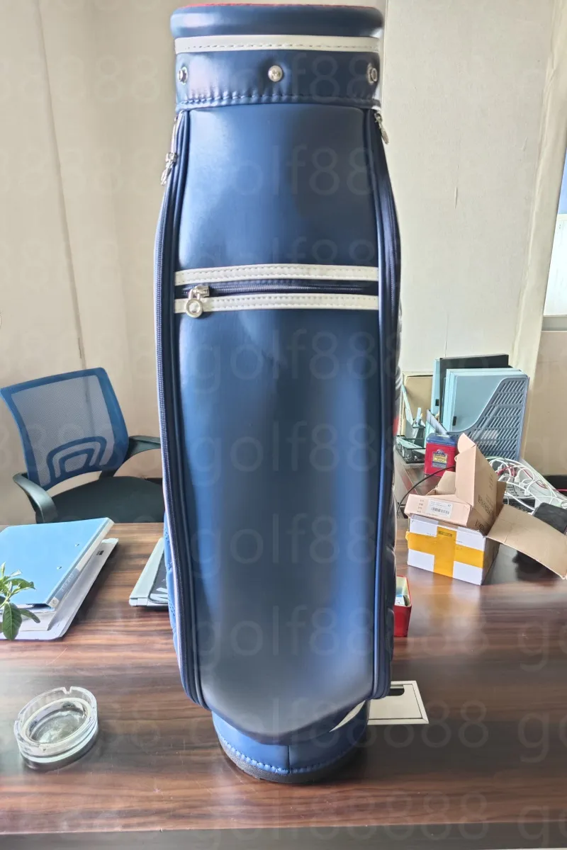 Golftassen blauw Cart Bags Golfkeuzak Standaard Ultralichte keuzak PU waterdichte ballentas Neem contact met ons op voor meer foto's
