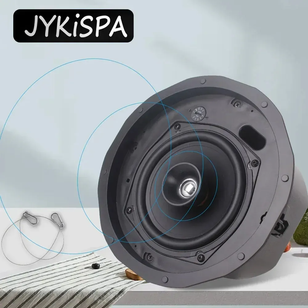 6.5 Inch Stereo Coxial Plafond Loadspeaker Krachtige Bas Helder Geluid voor Kamer/Winkel/School Kolom Muziek MP3 MP4 Super Bass