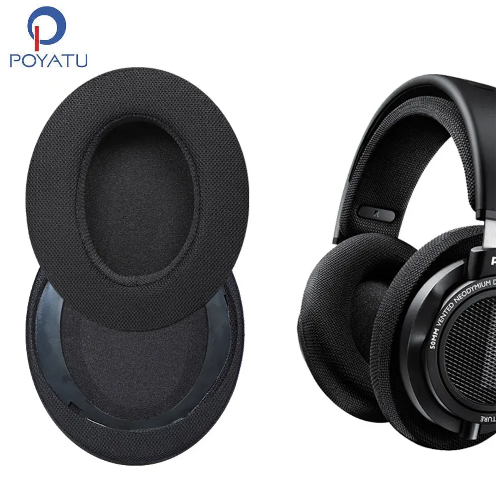 Accessories POYATU Ear Pads Headphone Earpads For PHILIPS SHP9500 SHP 9500 Earpads Headphone Ear Pads Cushion Cover Replacement Earmuff