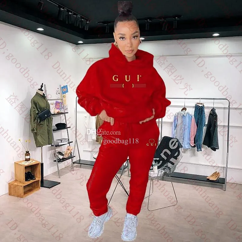 Tasarımcı Marka Kadınları Takipler Jogging Suits Baskı 2 Parça Set Hoodies Pantolon Uzun Kollu Terler Kullanımlar 3xl Artı Boyut Beden Spor Giyim Taytlar Kıyafet Günlük Kadın Giysileri