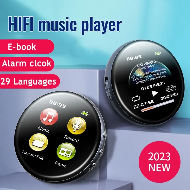 Player Mini Pocket Hifi MP3 Reproductor De Musica Walkman Smart Timming Recorder Alarm Clock Support FM Ebook Headset Multilanguage