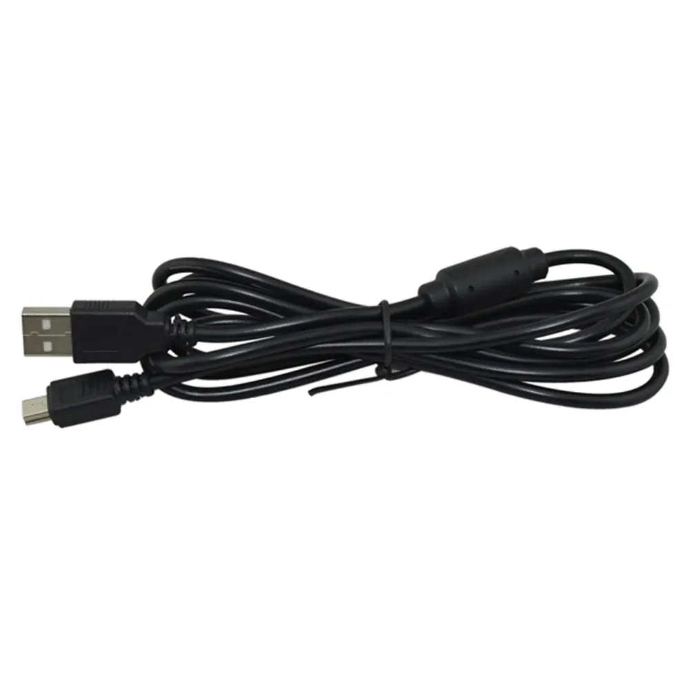 Kablolar 10pcs 1.8m Mini USB Şarj Kablosu Kablosu PS3 için PS3 Kablosuz Oyun Denetleyicisi için Mıknatıs Halkası