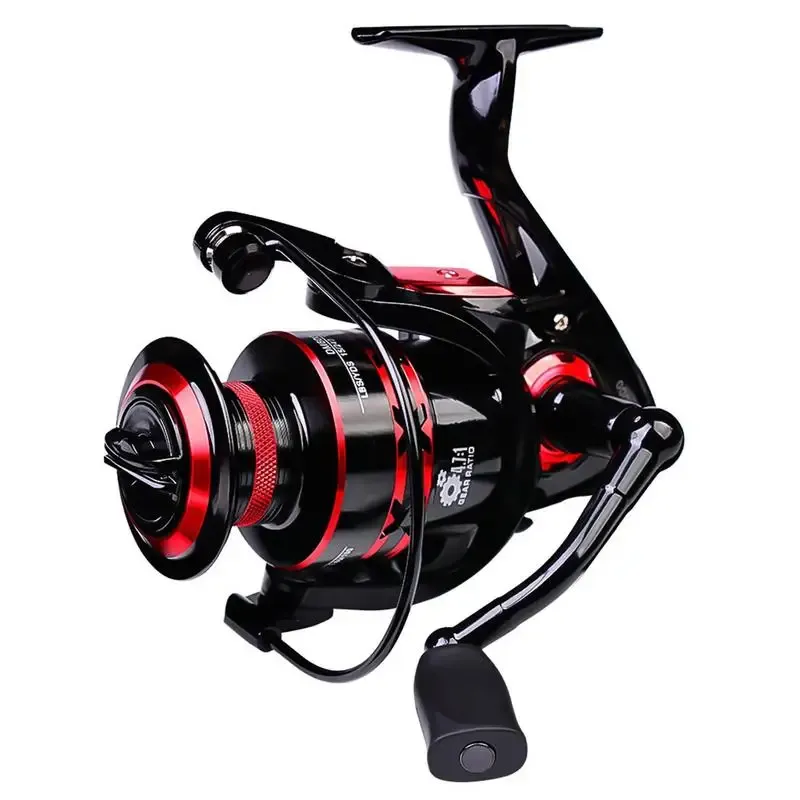 Reels Fishing Reel Spinning Reels 9kg Max Drag 3BB Metal Ball Grip 5.2:1 Gear Ratio Metal Spool Coil Fishing Tackle Baitcasting Reels