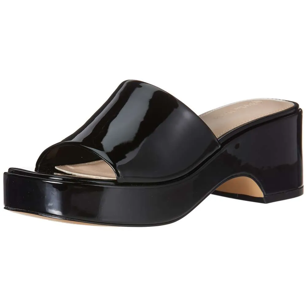 The Drop Women's Bertina Platform Slide Sandals - Chic 2.4-inch Comfort Slides