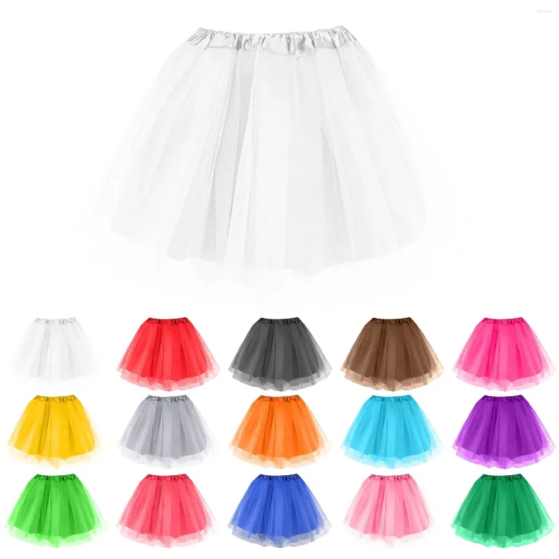 Stage Wear Tutu Skirt Three Layer Lined Mesh Ballet Tulle Table Skirts For Rectangle Tables Trailer Skirting