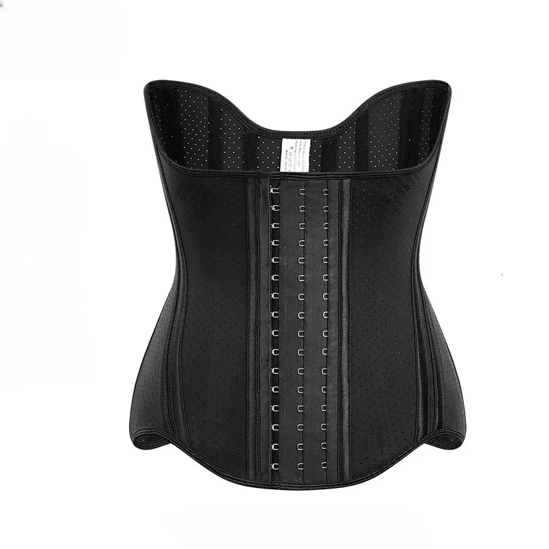 19 Steel Bones Latex Waist Trainer Body Shaper Long Torso Corset Shapewear Women Fajas Waist Cincher Slimming Tummy Control 240220