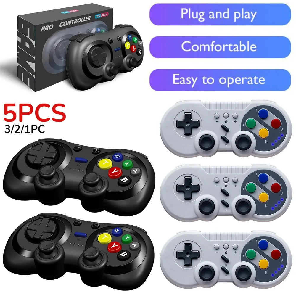 Gamepads Wireless Game Controller für Nintendo Switch Konsolencontroller Dual Vibration Motion Sensor Joystick Gamepad für Switch PC